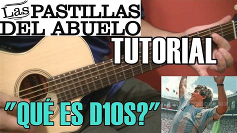 COMO TOCAR Qué es Dios de Las Pastillas Del Abuelo Tutorial