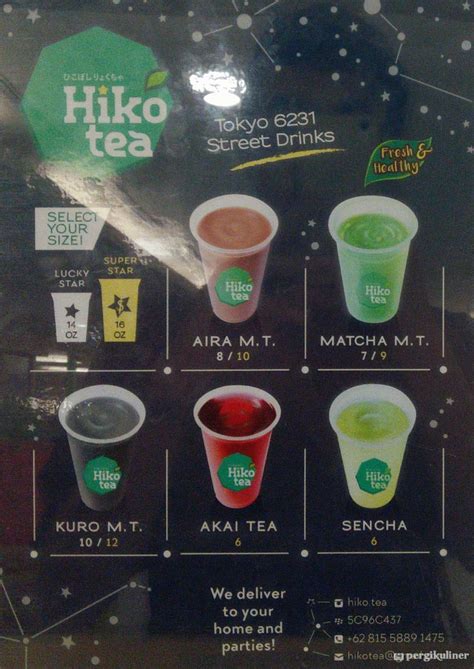 Selalu Diperbarui Menu Hiko Tea Wiyung Surabaya