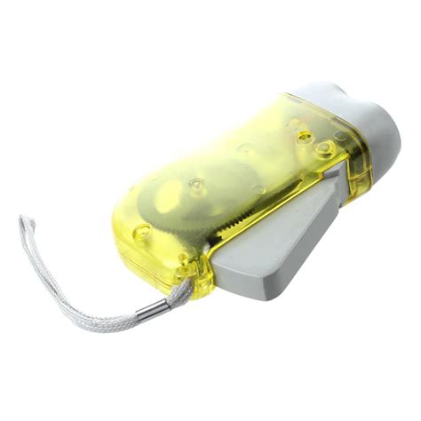 Lixf Dynamo Wind Up Manivela Recarreg Vel Luz Led Lanterna Tocha Para