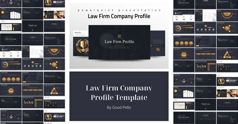 Law Firm Company Profile Template Masterbundles