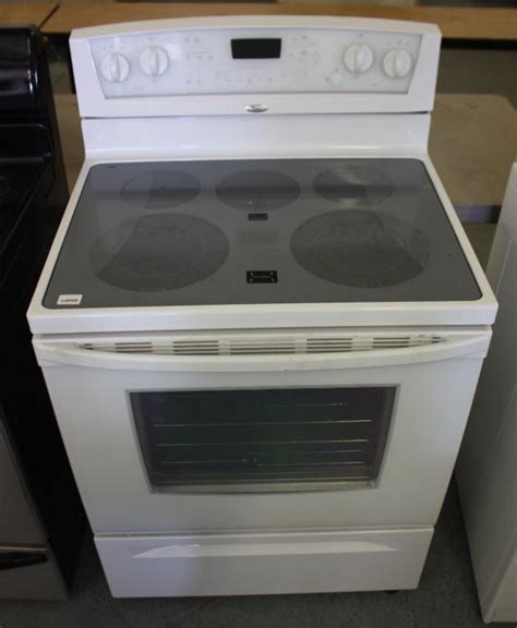 Whirlpool Electric Glass Top Stove Oven