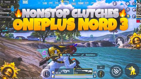 NONSTOP CLUTCHES ONEPLUS NORD 3 SMOOTH 90 FPS BGMI PUBG MONTAGE