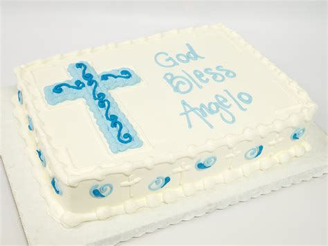 Photo of a god bless blue cake - Patty's Cakes and Desserts