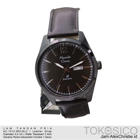 Jam Alexandre Christie Pria Primo Steel Ac Full Black Leather