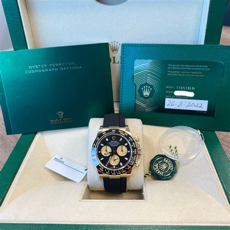 Rolex Ln Daytona K Yellow Gold Paul Newman Dial Oysterflex