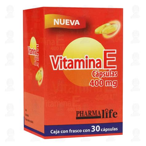 Vitamina E Mg C Psulas Pharmalife