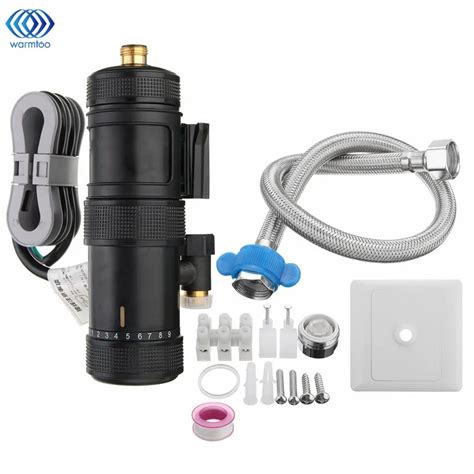 Electric Hot Water Heater Temperature Adjustable Bathroom Bath Shower