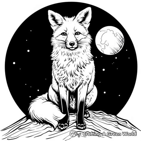 Red Fox Coloring Pages Free And Printable