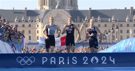 Highlights Triathlon Mixed Staffel Olympische Spiele Paris 2024