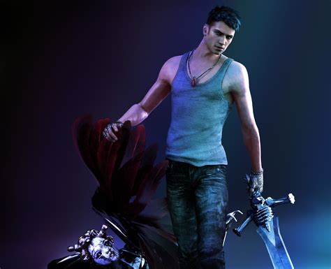 Devil May Cry Devil May Cry 5 Men Warriors Feathers Dante Singlet