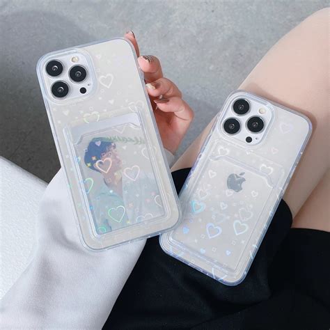 Holographic Heart Clear Case ZiCASE