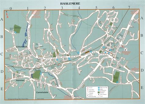 Haslemere Places Map Crafts