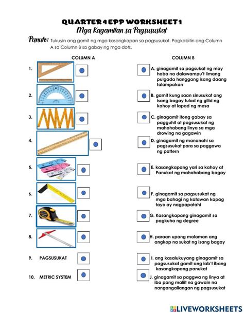 the worksheet is filled with instructions to learn how to use scissors ...