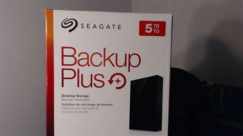 Seagate 5tb Backup Plus Unboxing And Mini Review Youtube