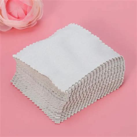 50pcs 8*8cm Jewelry Cleaning Cloth Polishing Cloth for Sterling Silver ...