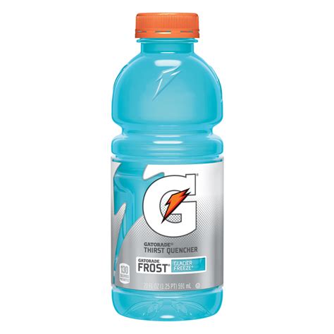 Gatorade 20 Oz Frost Glacier Freeze Bottle 24pk Case New York Beverage