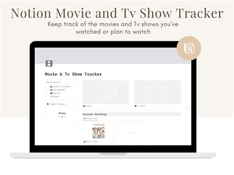 Notion Template Movie And Tv Show Tracker Aesthetic Movie Tracker Notion