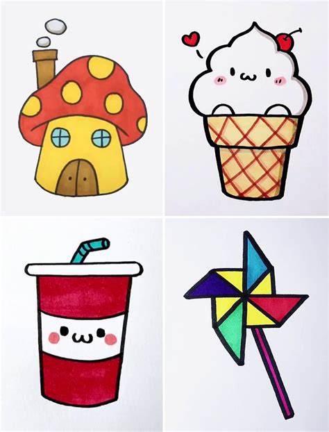 Incredibly Easy Drawing Ideas For Kids Drawing Simple And Colorful