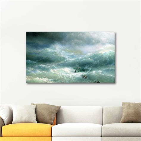 Wave By Ivan Aivazovsky As Art Print CANVASTAR