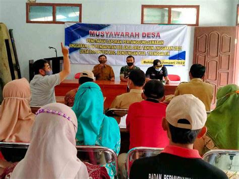 Musyawarah Desa Penetapan Laporan Pertanggungjawaban Apbdes Tahun