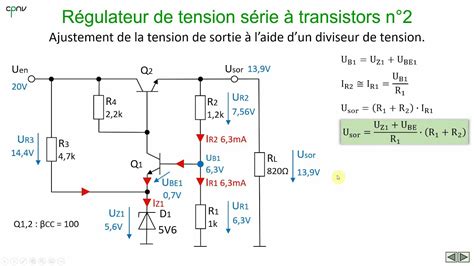 ELAN Régulateur de tension partie 2 régulateur série à transistors