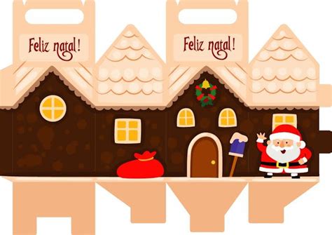 A Arte De Educar Caixinhas De Natal Para Imprimir