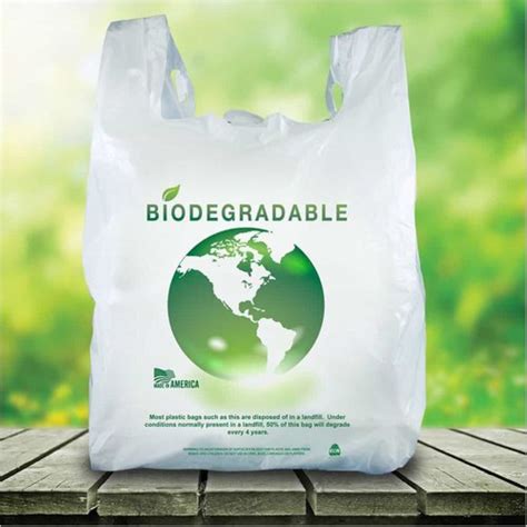 W Cut Plain Biodegradable Plastic Bag Size In Inches Standard At Rs