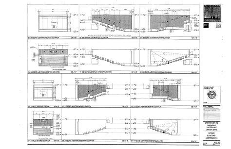 Cinemark 14 Denton Tx Interior Elevations Auditoria 1 5