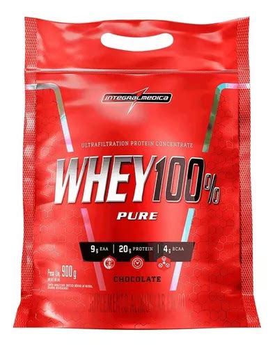 Suplemento En Polvo Integralmédica Whey 100 Concentrado Whey 100 Pure