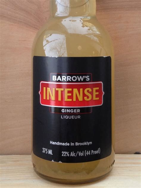 Barrows Intense Ginger Liqueur Tipsy