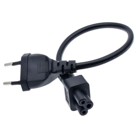 Cee7 16 Euro 2 Pin Power Cord Plug To Iec 320 C5 Mains Lead Cable For