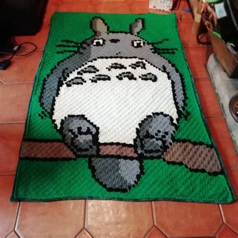 C2C Crochet Of Totoro From My Neighbour Totoro Studio Ghibli