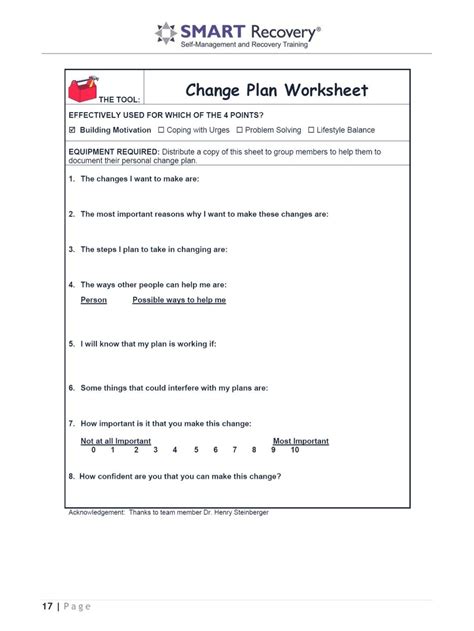 Lifestyle Balance Pie Worksheet Smart Recovery Artofit