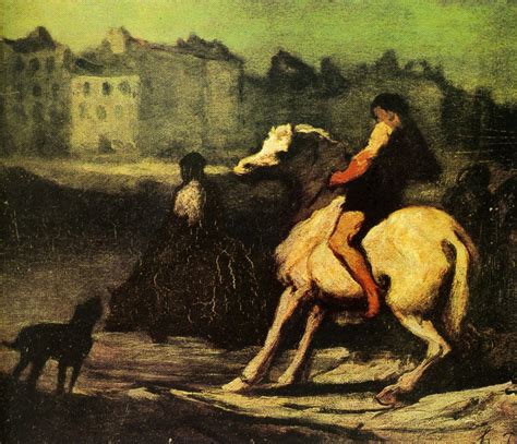 The Feeding Trough - Honore Daumier - WikiArt.org