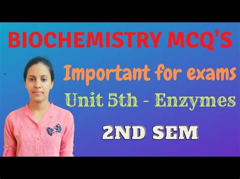 Biochemistry B Pharma Nd Semester Biochemistry Mcq With Answers