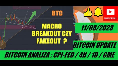 KRYPTOWALUTY ANALIZA 11 08 2023 BITCOIN UPDATE BITCOIN ANALIZA