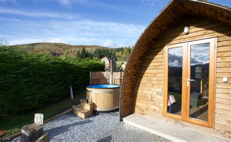 Glamping Pods Scotland Premium Glamping Pods With Eco Hot Tub