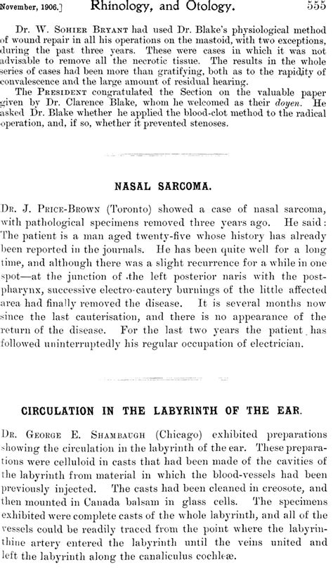 Nasal Sarcoma The Journal Of Laryngology And Otology Cambridge Core