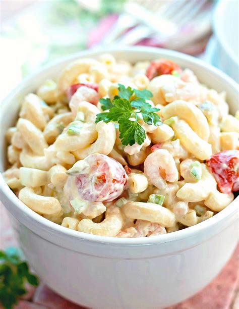 Shrimp Macaroni Salad - Bunny's Warm Oven