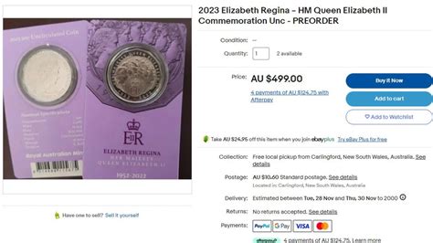 Newly released 50 cent Queen Elizabeth II tribute coin sends collectors into a frenzy | news.com ...