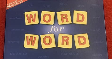 Word for Word | Board Game | BoardGameGeek