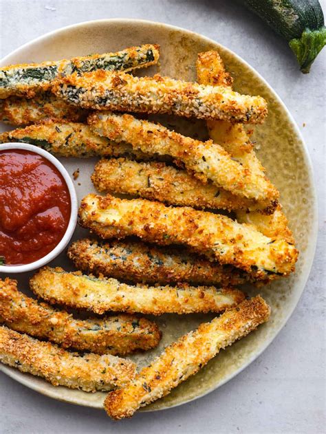 Air Fryer Zucchini Fries Infoodita