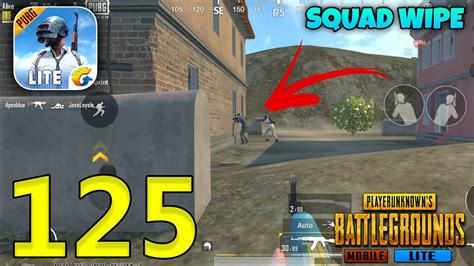 Pubg Mobile Lite Kills Solo Squad Gameplay Epic Squad Wipe Youtube