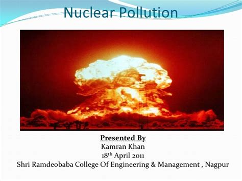 Nuclear pollution