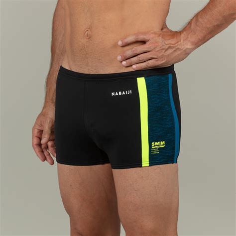 Mens Swimming Trunks Yoko Black Yellow Blue