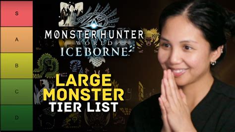 Mhw Iceborne All Large Monsters Tier List Is Kat A Scaly Youtube