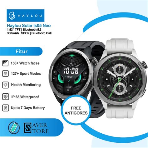 Jual Smart Watch Haylou Solar LS 05 Neo Dan Jam Tangan Pintar LS05 LIte