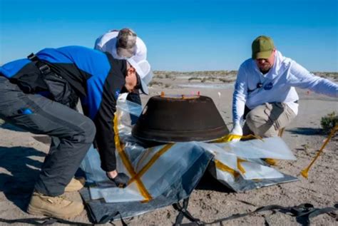 Cápsula Osiris Rex regresó a la Tierra con muestras de un meteorito