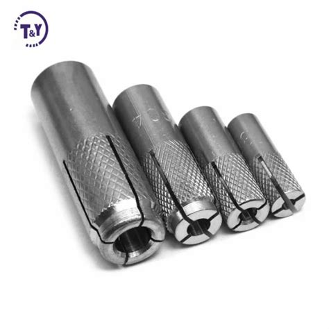 Din Standard Concrete Block Stainless Steel Mm Knurled Drop In Anchor