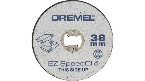 DREMEL EZ SpeedClic pack de 5 disques à tronçonner pour la découpe